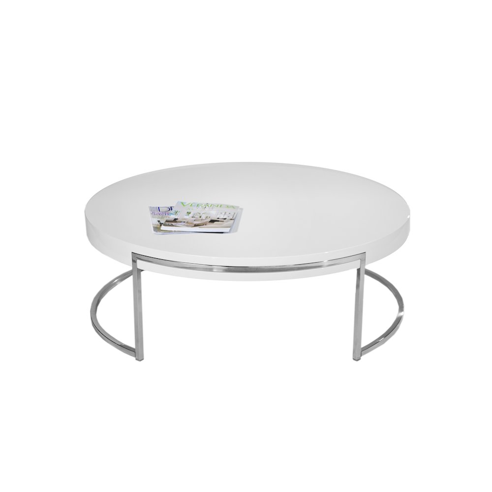 Riso Coffee Table White. Picture 1