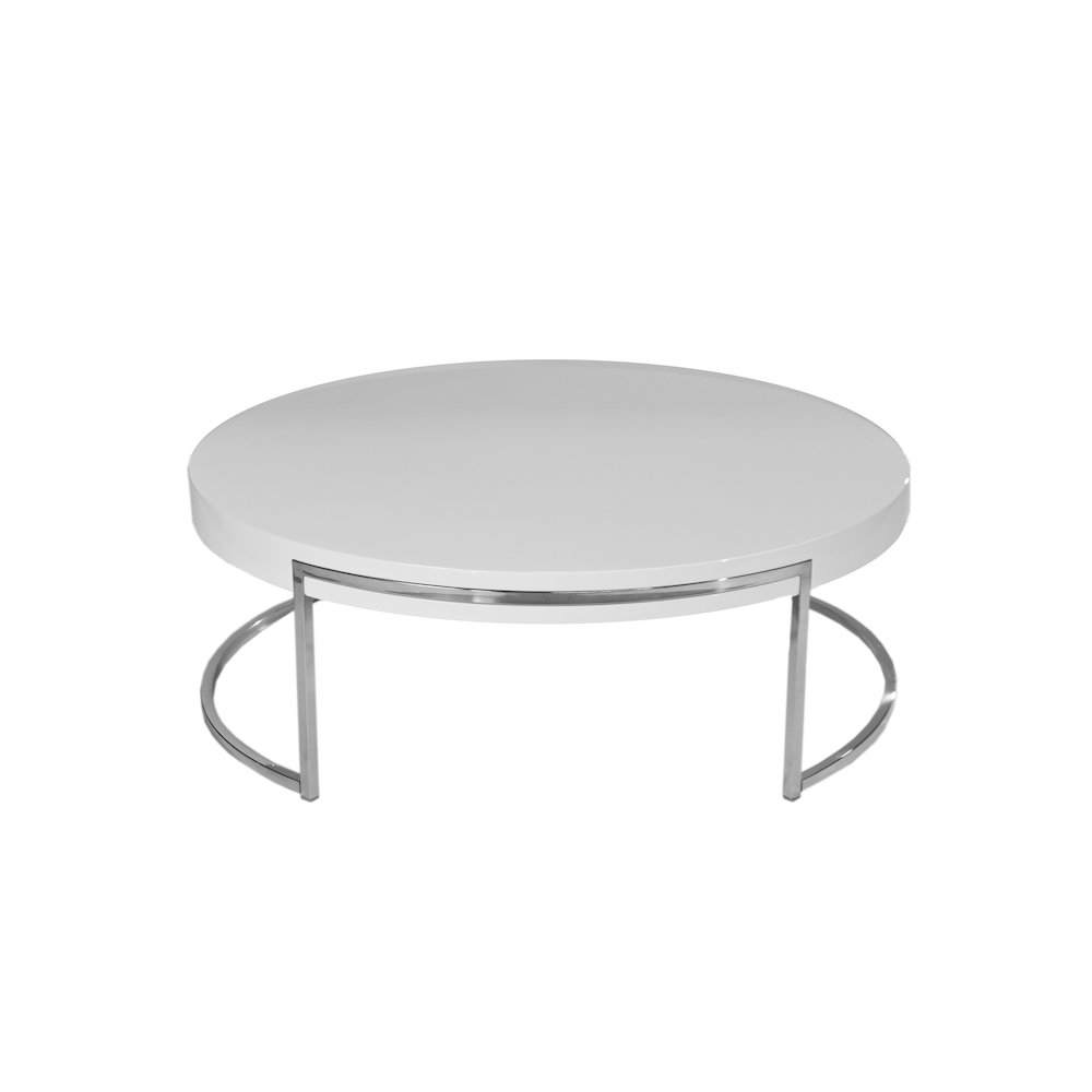 Riso Coffee Table White. Picture 3