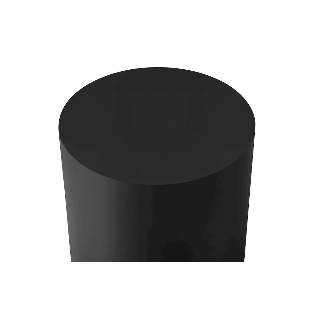 Spencer Round Side Table Black. Picture 2