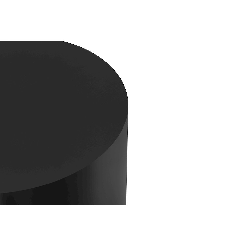 Spencer Round Side Table Black. Picture 3
