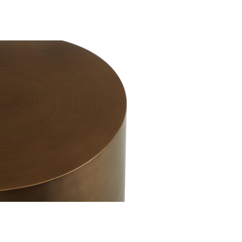 Spencer Round Side Table Brass. Picture 2