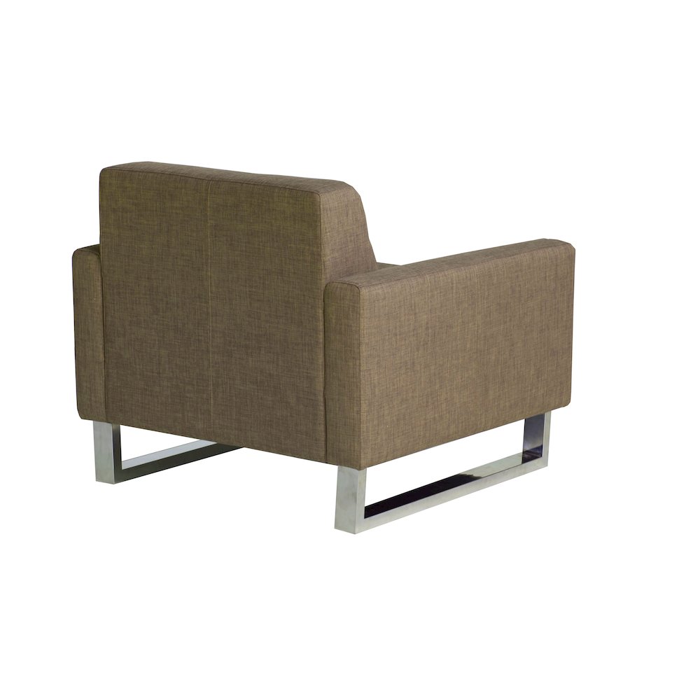 Sloan Sofa Chair Fabric Brown. Picture 2