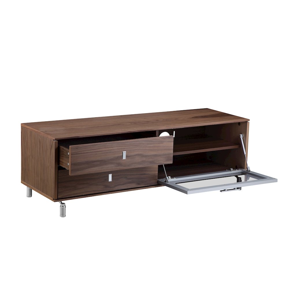 Vida Small Media Unit Walnut. Picture 3