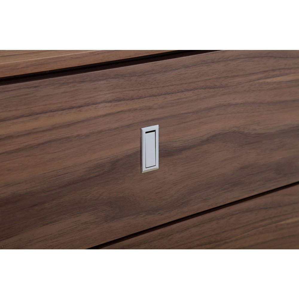 Vida Small Media Unit Walnut. Picture 7