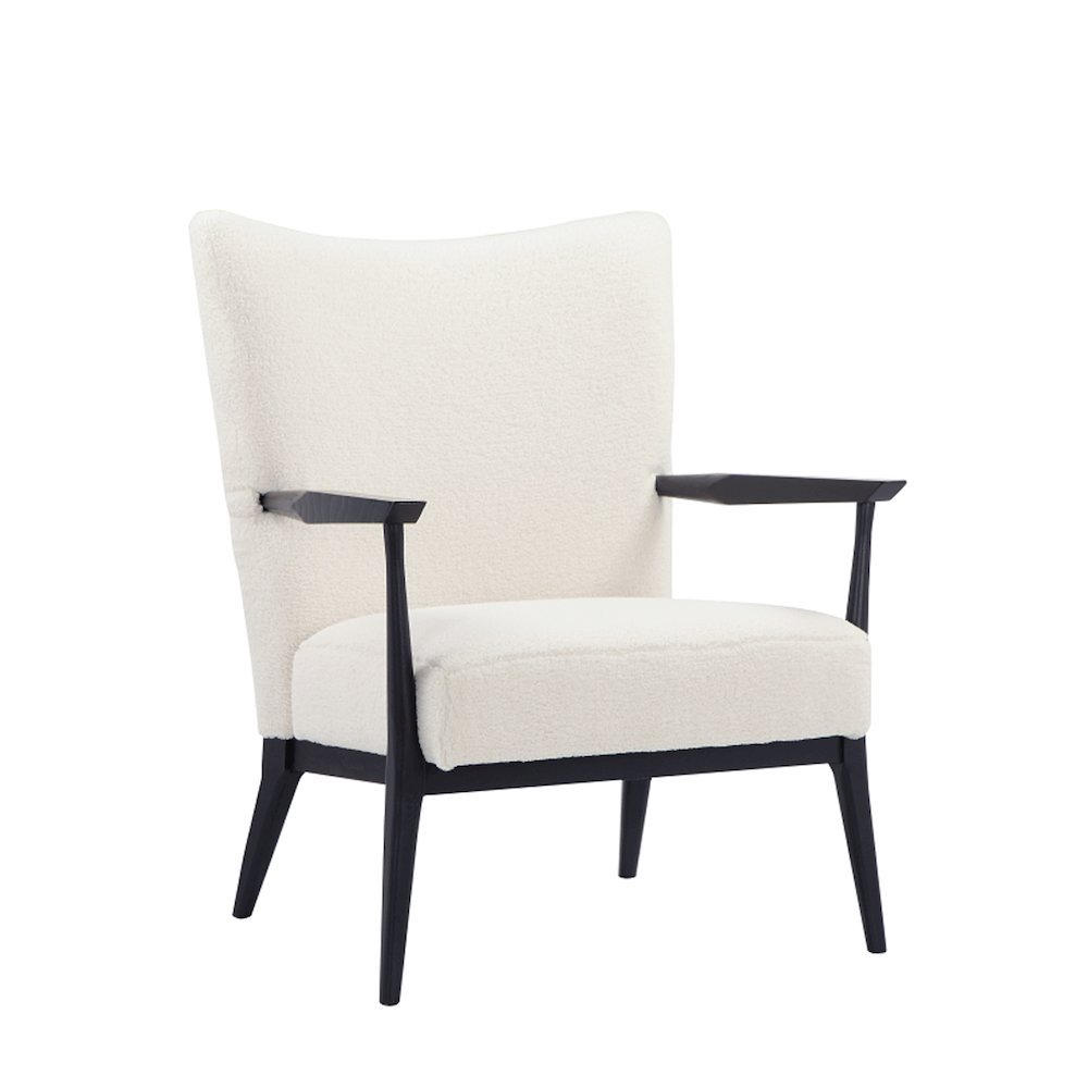 Winnie Lounge Chair Boucle White. Picture 1