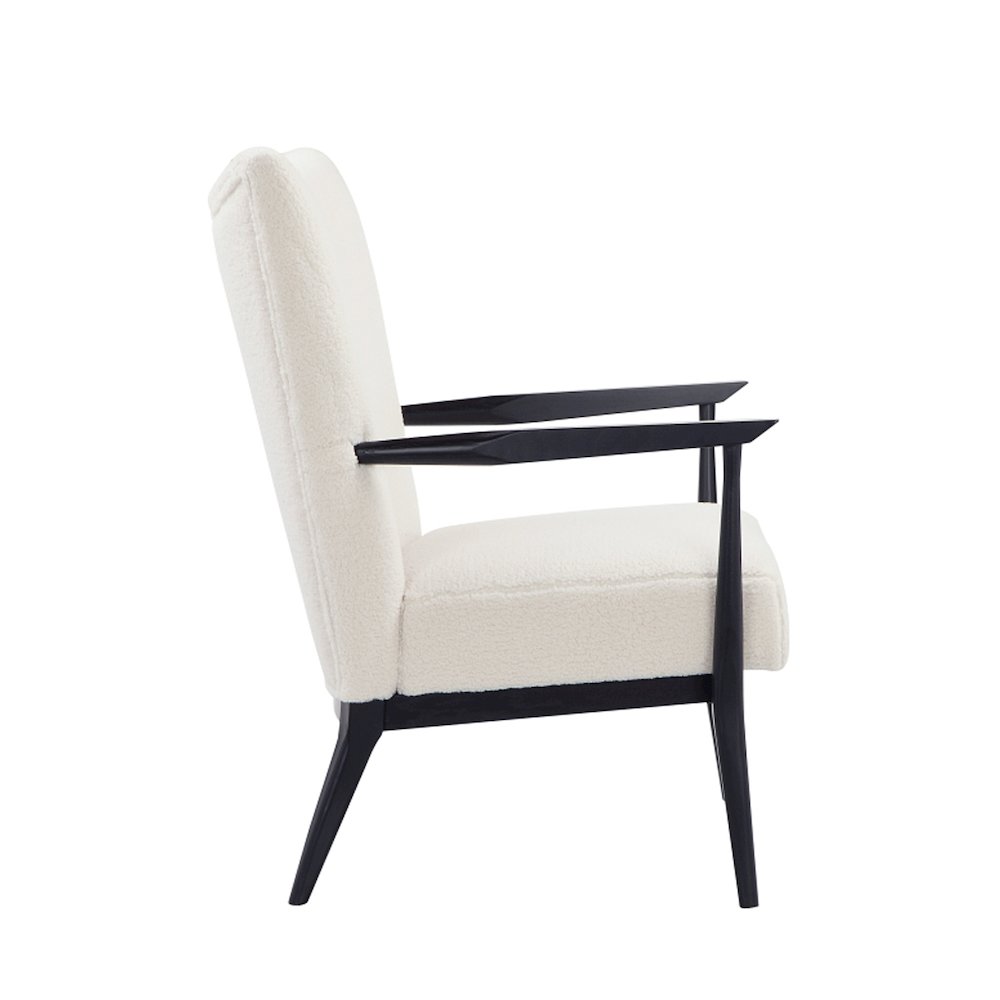 Winnie Lounge Chair Boucle White. Picture 3