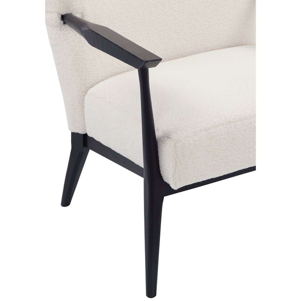 Winnie Lounge Chair Boucle White. Picture 6