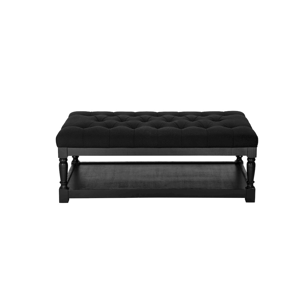Z-Athena Rect Coffee Table Black/Black. Picture 1