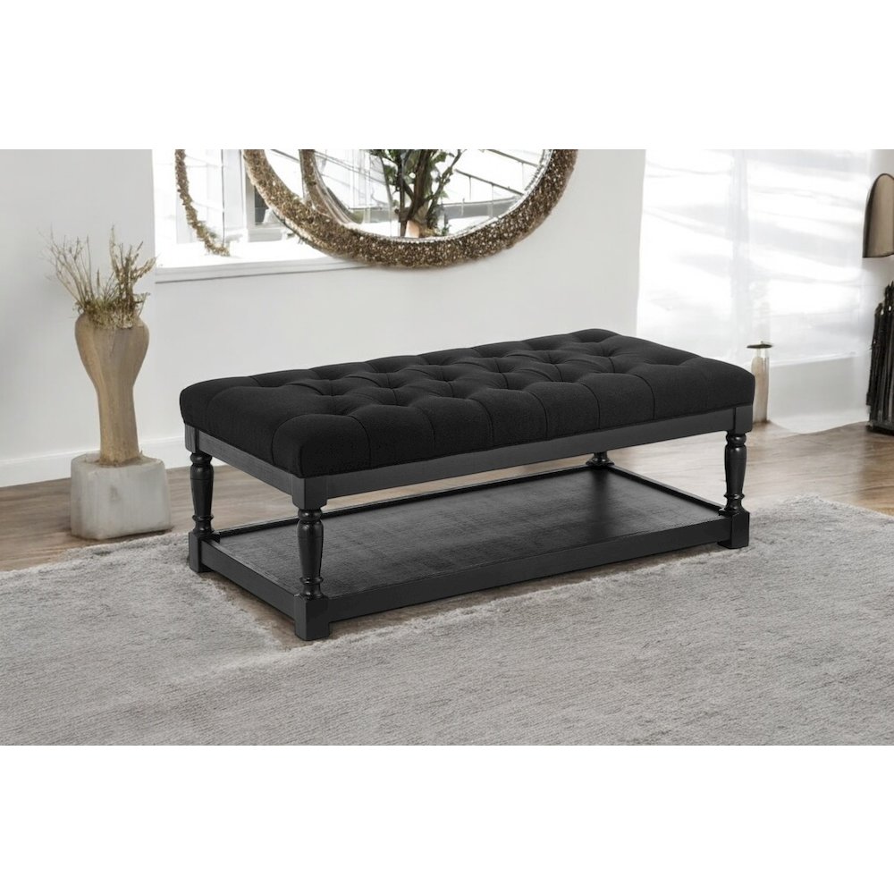 Z-Athena Rect Coffee Table Black/Black. Picture 5