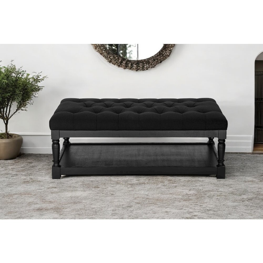 Z-Athena Rect Coffee Table Black/Black. Picture 7