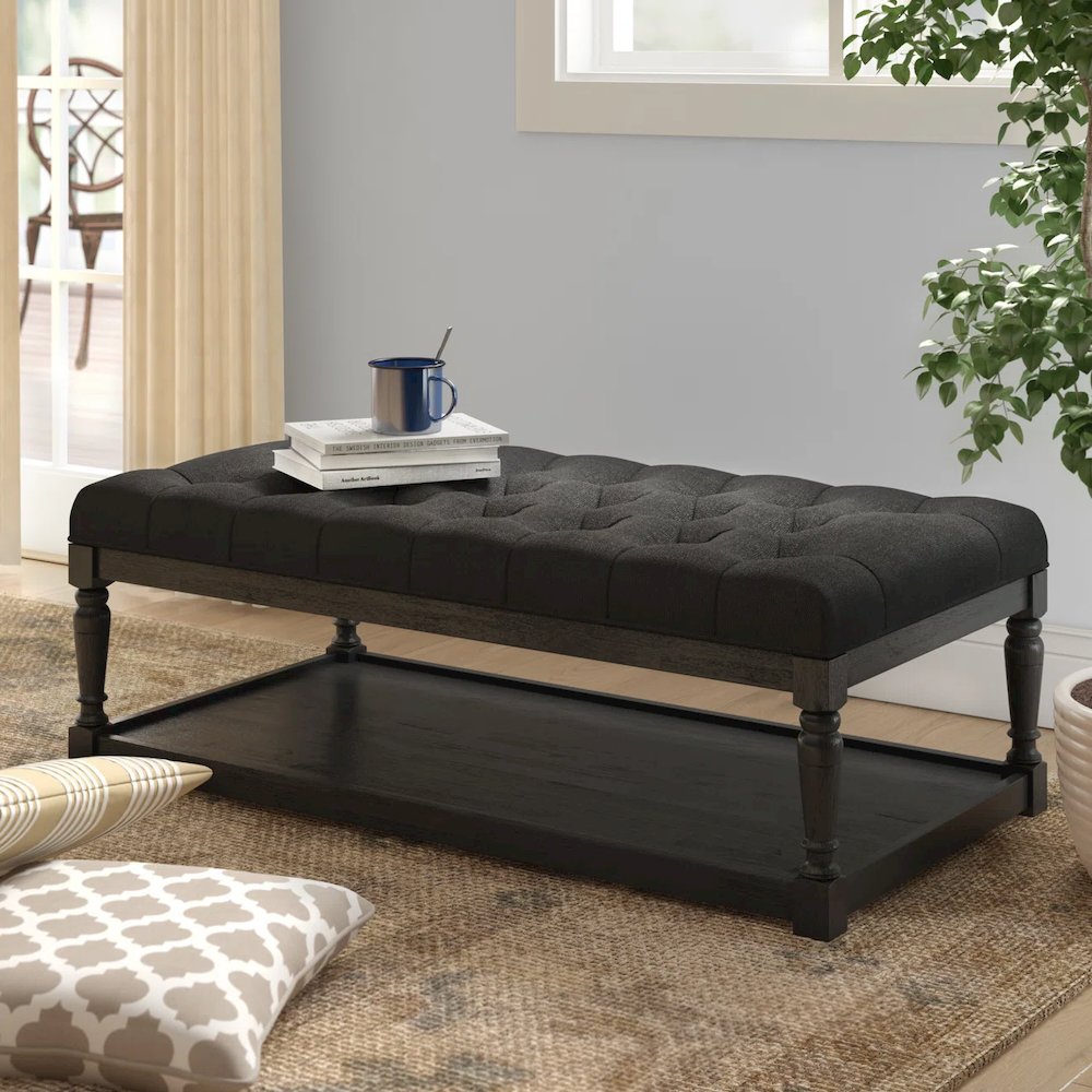 Z-Athena Rect Coffee Table Black/Black. Picture 8