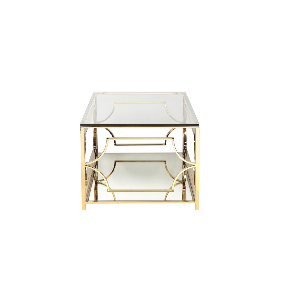 Z-Edward Rect Coffee Table Gold. Picture 4