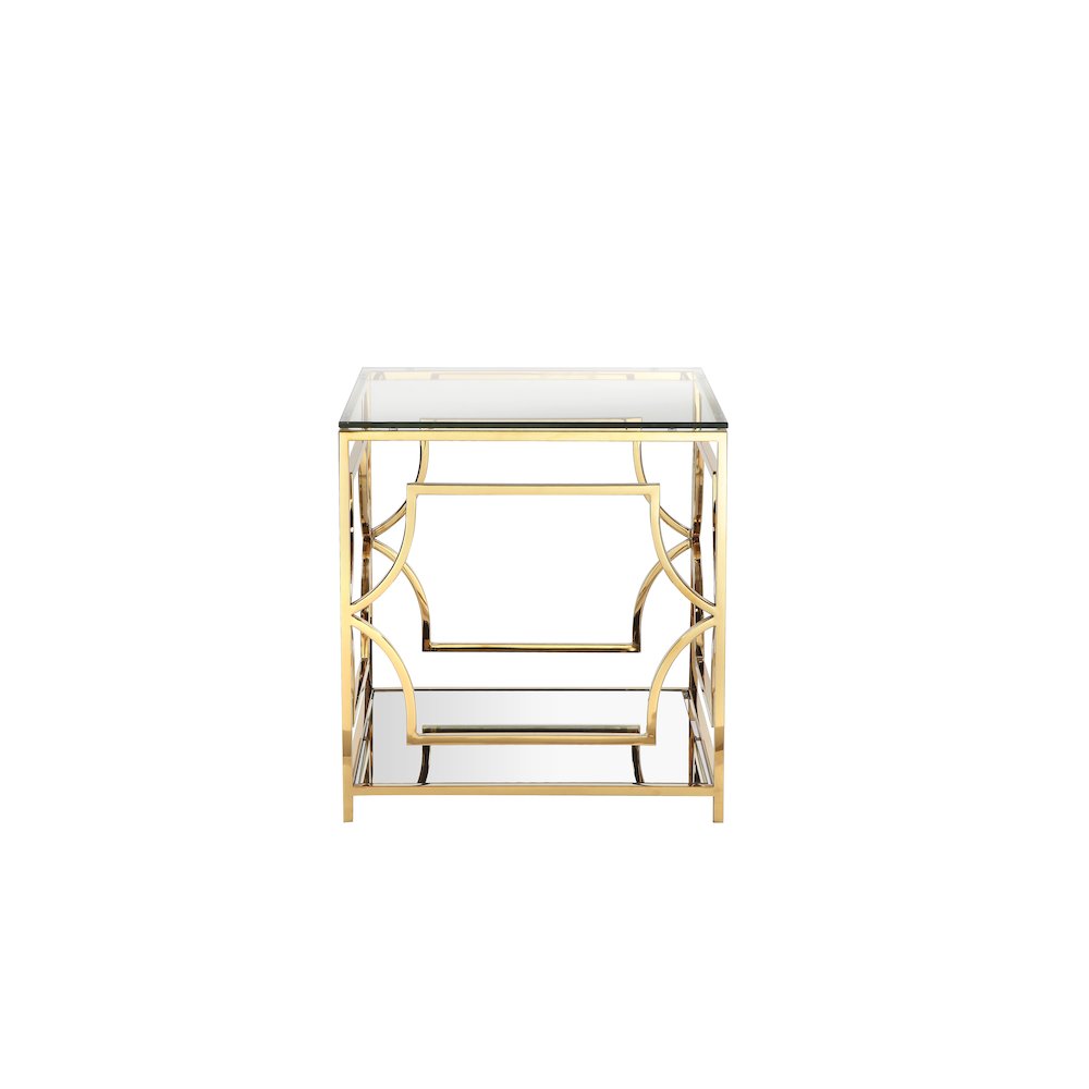 Z-Edward Square Side Table Gold. Picture 2