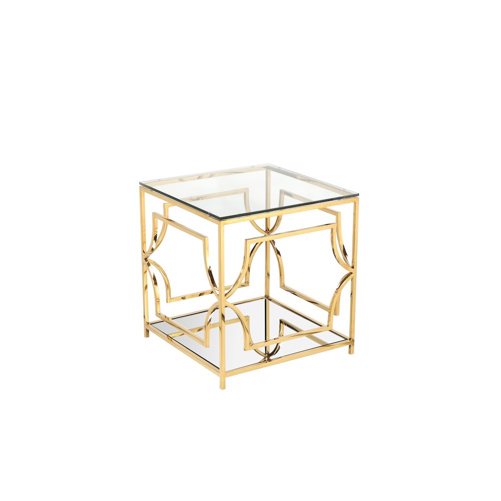 Z-Edward Square Side Table Gold. Picture 3