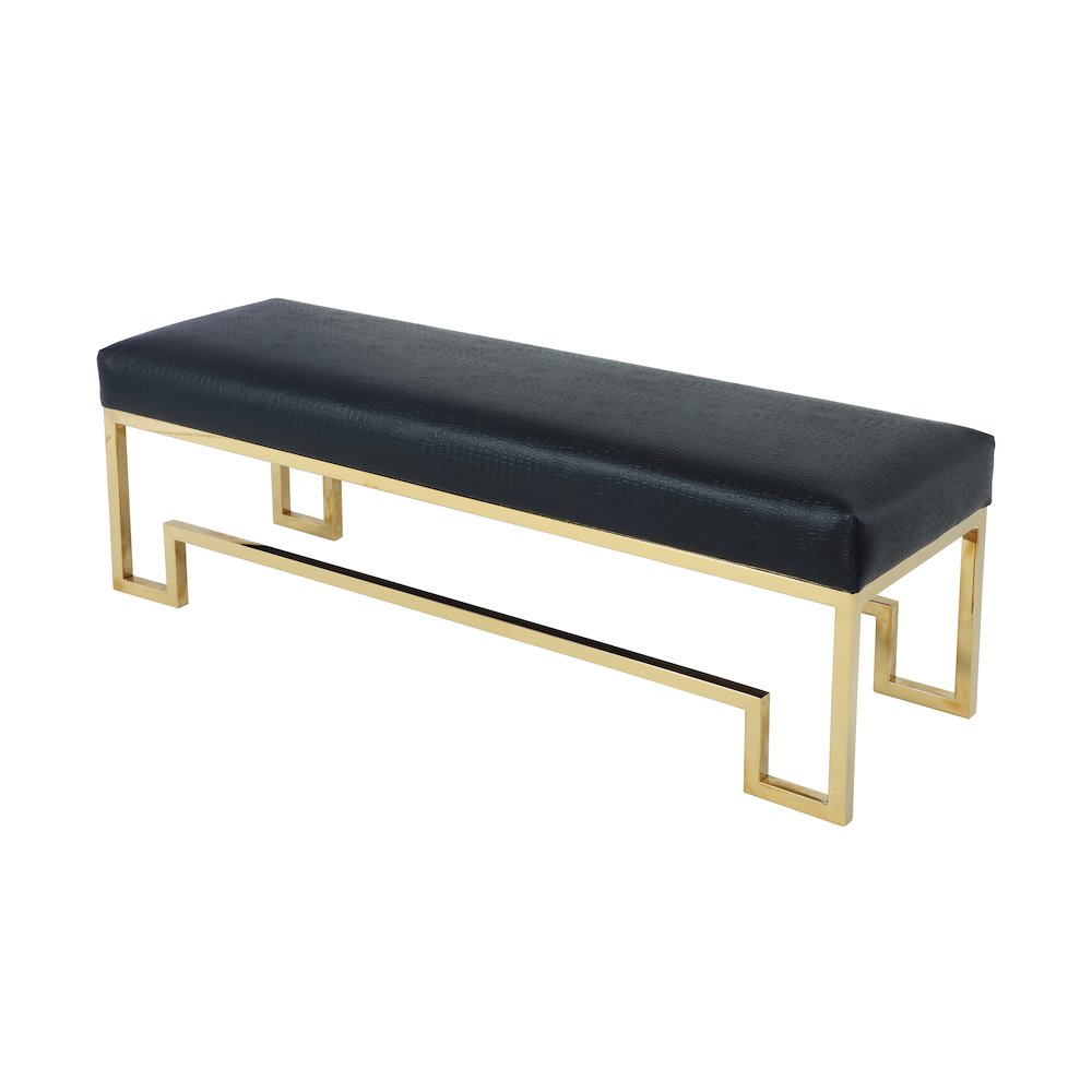 Z-Gold Laurence Bench Pu Blk Gator. Picture 3