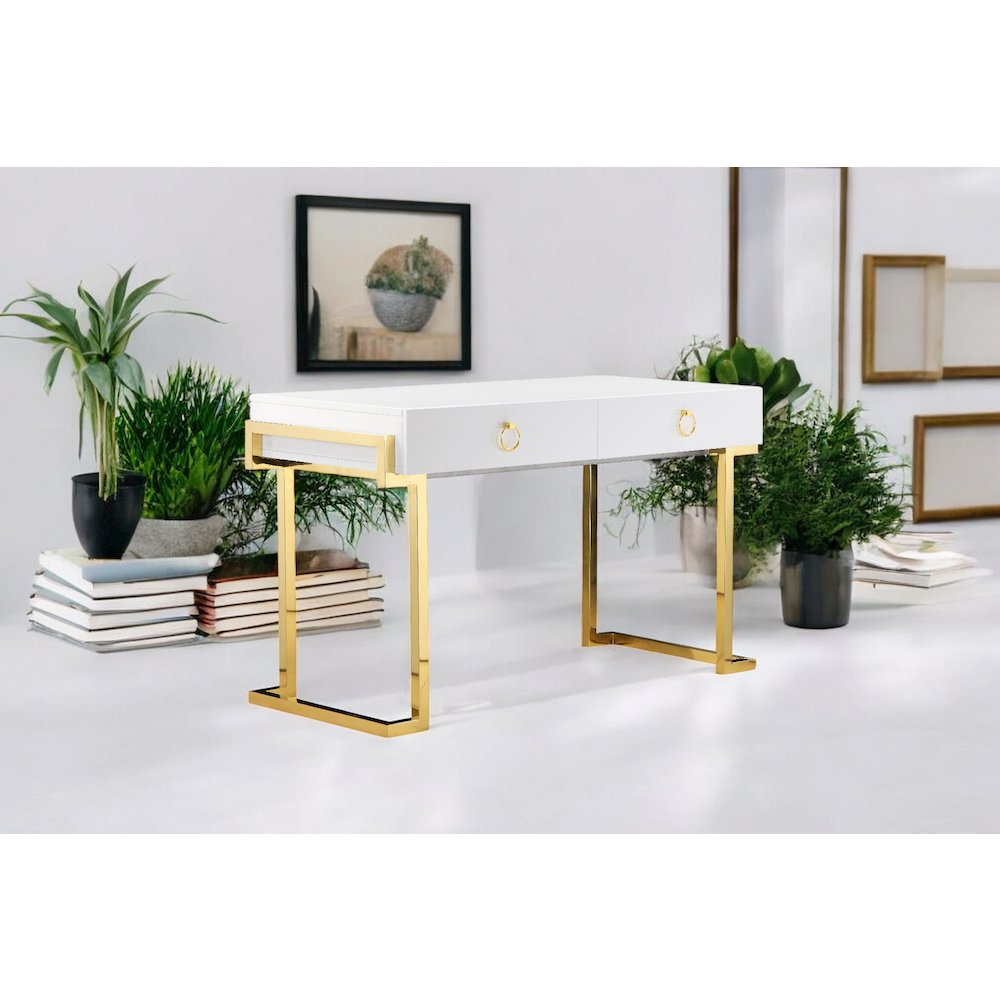 Z-Julia Desk White Lacquer. Picture 2