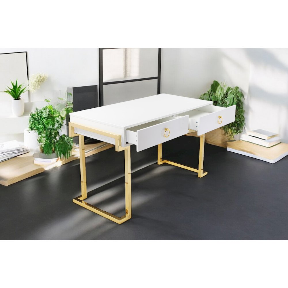 Z-Julia Desk White Lacquer. Picture 3