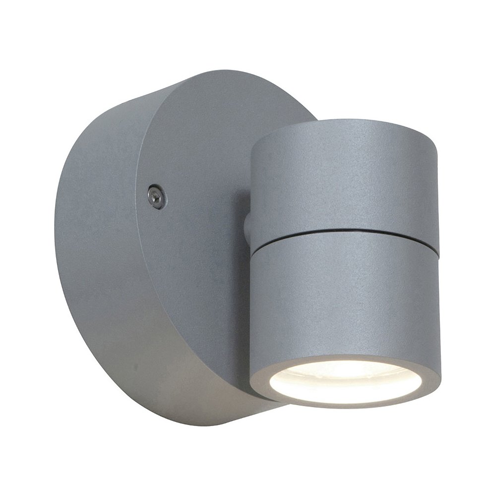1 Light Outdoor Wall Mount Spotlight. Picture 1