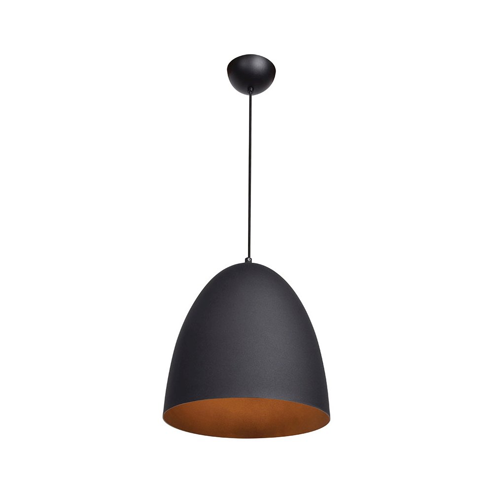 LED Pendant in Matte Black Color. Picture 1
