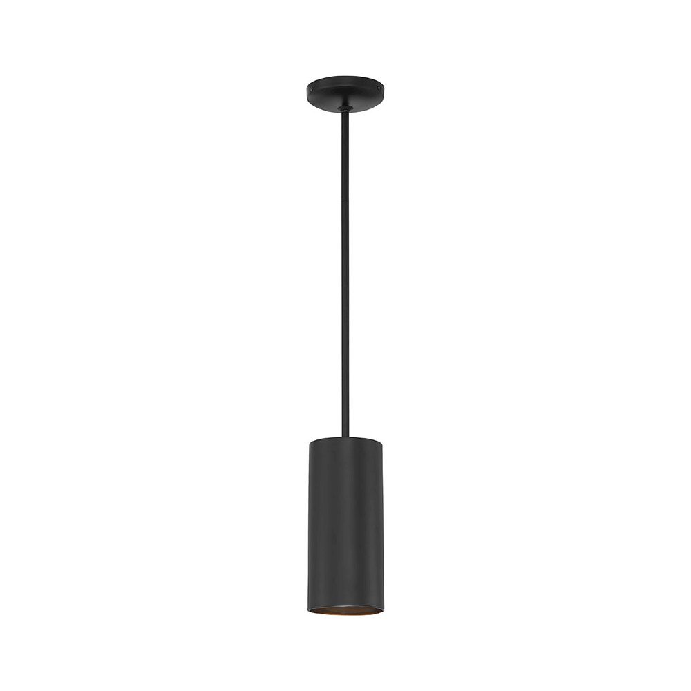 LED Pendant in Matte Black Color. Picture 1
