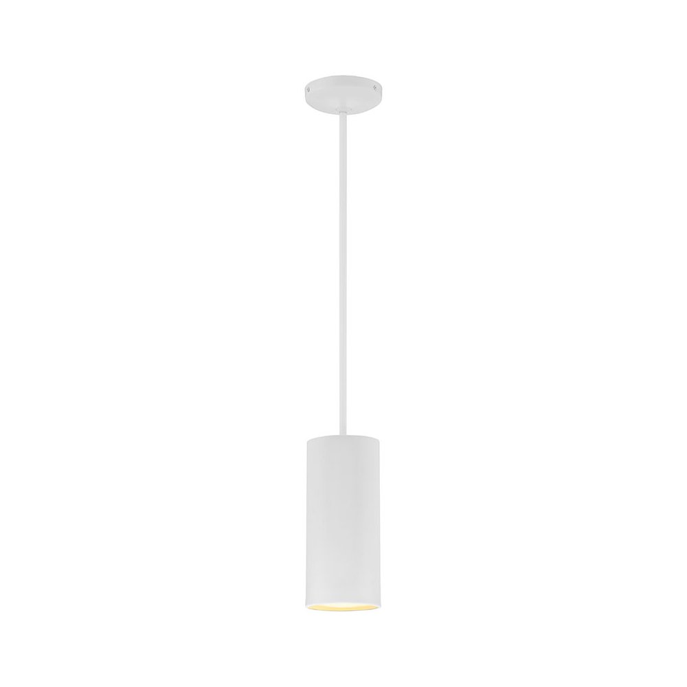 LED Pendant in Matte White Color. Picture 1