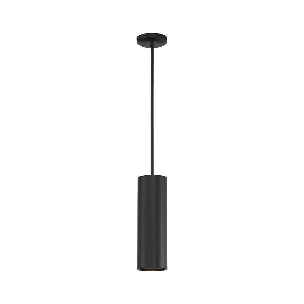 LED Pendant in Matte Black Color. Picture 1