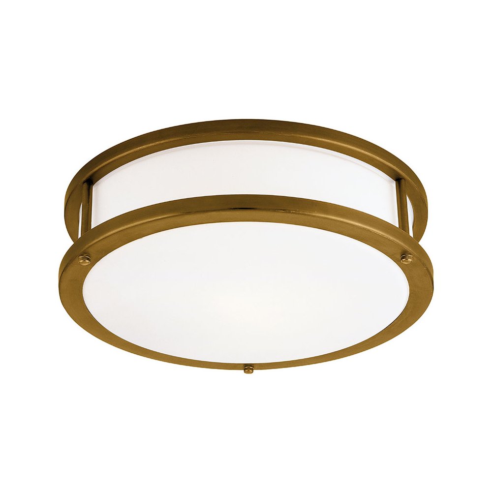 LED Flush Mount in Bronze Color. Picture 1
