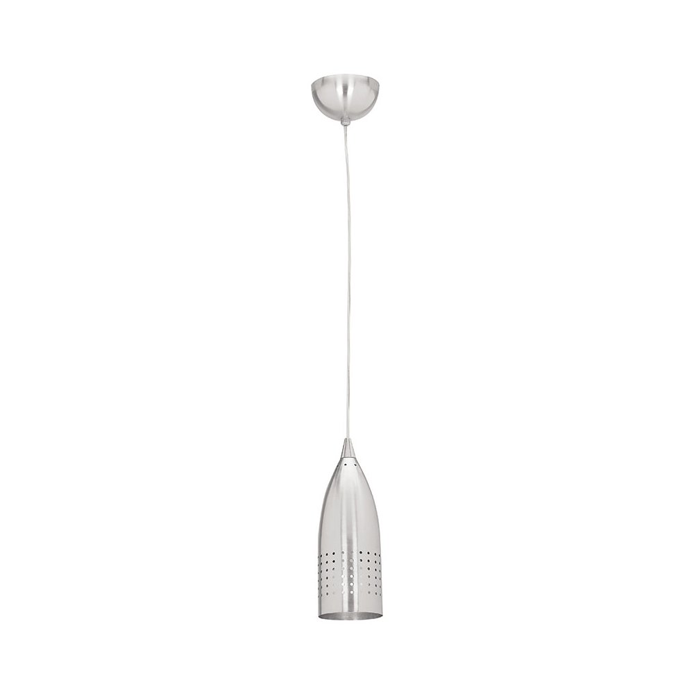 LED Pendant in Brushed Steel Color. Picture 1