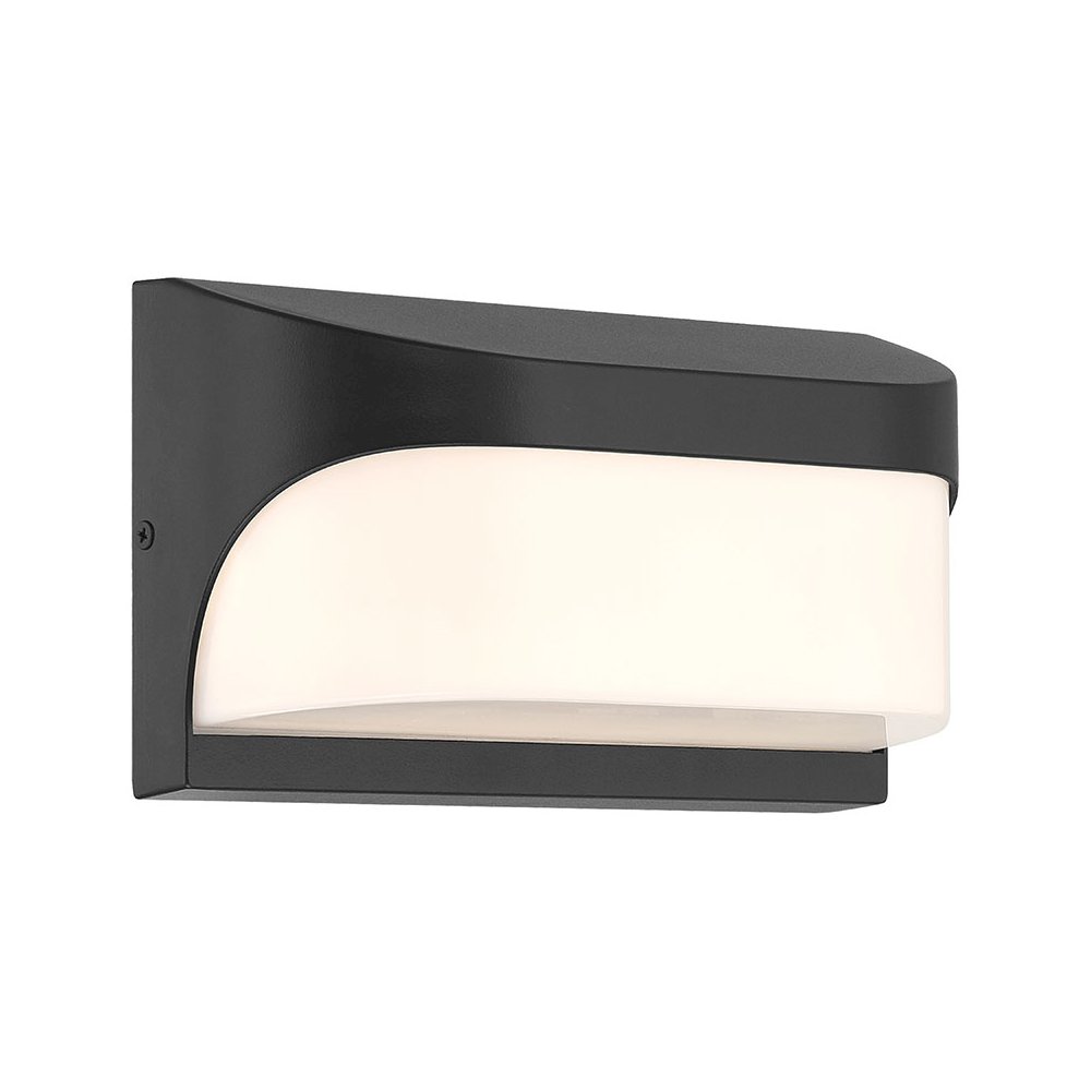 Outdoor LED Wall Mount in Black Color. Picture 1
