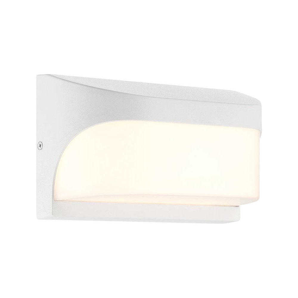 Outdoor LED Wall Mount in White Color. Picture 1