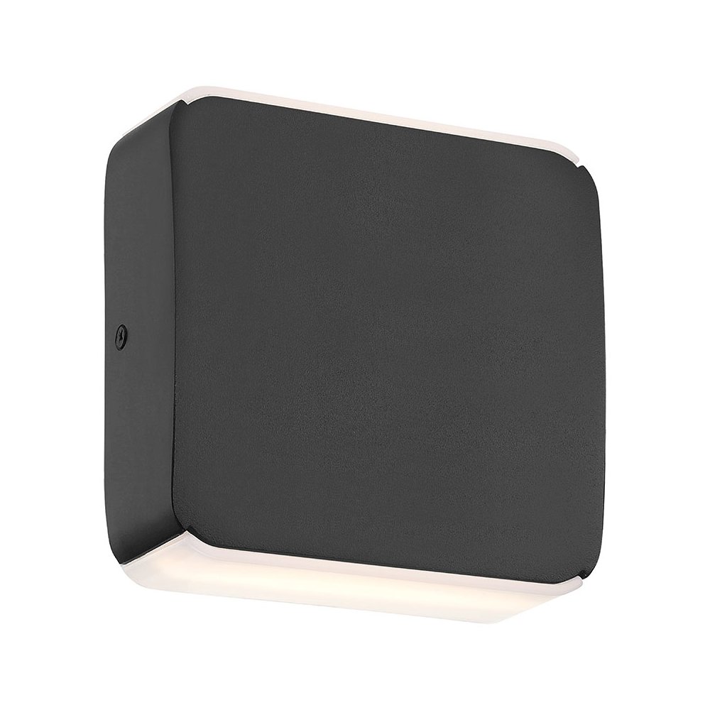 Bi-Directional Outdoor LED Wall Mount in Black Color. Picture 1