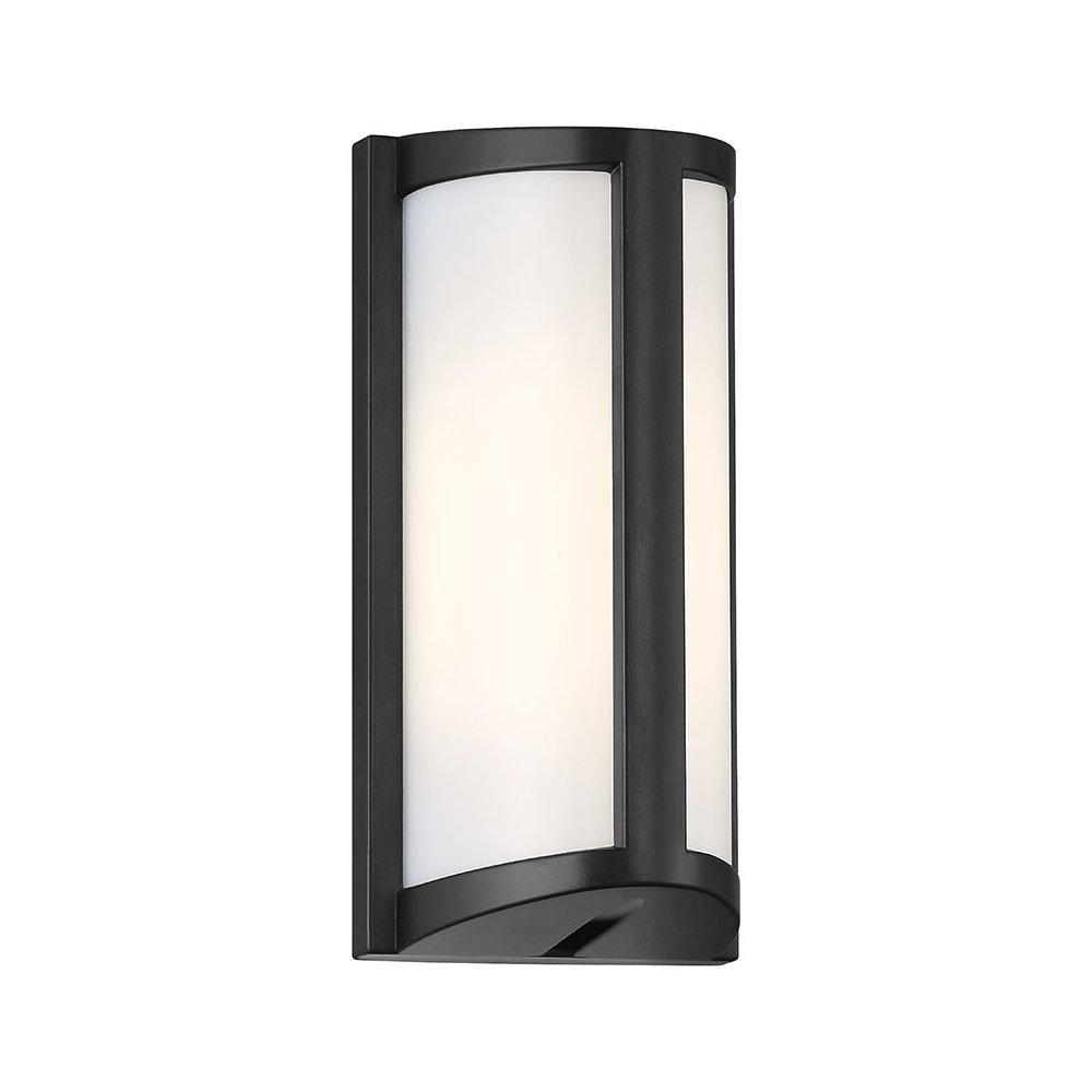 Outdoor LED Wall Mount in Black Color. Picture 1