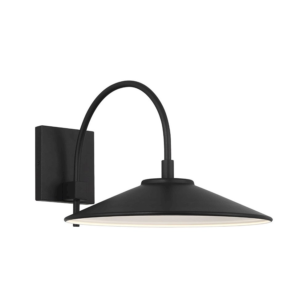 Outdoor LED Wall Mount in Black Color. Picture 1