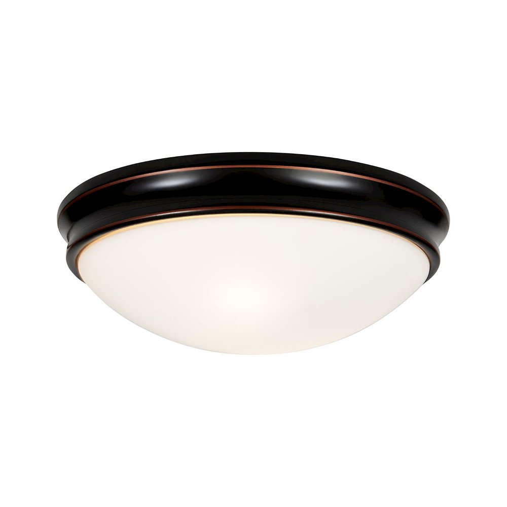 LED Flush Mount in Oil Rubbed Bronze Color. Picture 1