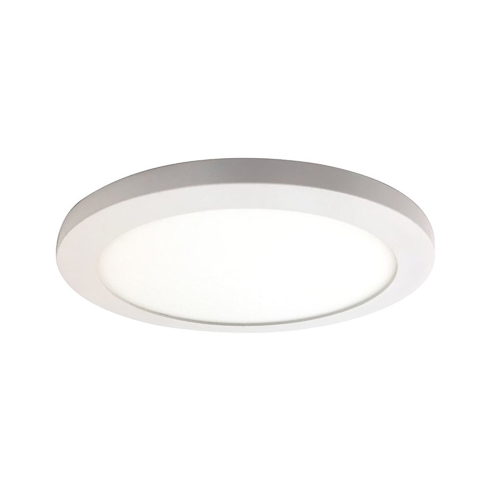 LED Flush Mount in White Color. Picture 1