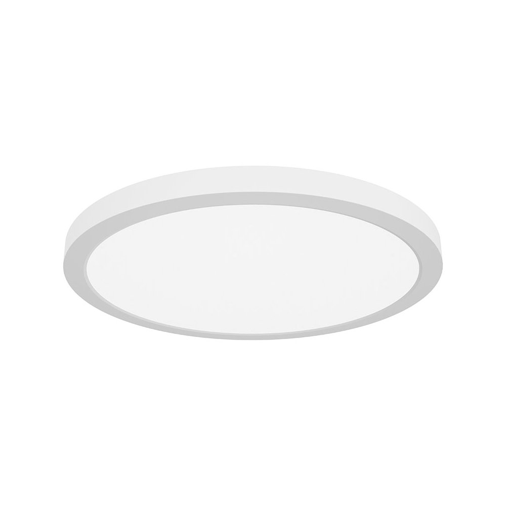 LED Flush Mount in White Color. Picture 1