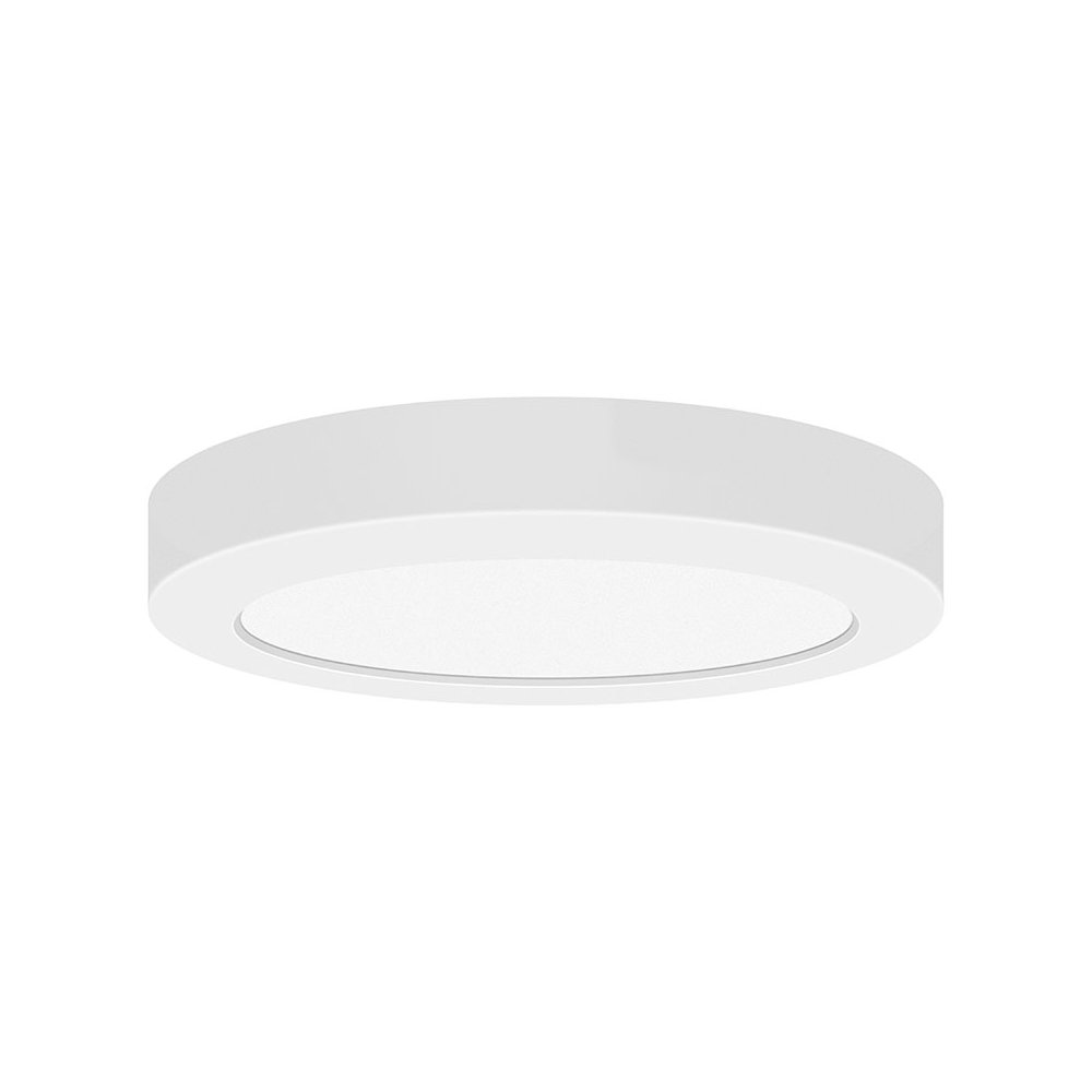 LED Flush Mount in White Color. Picture 1