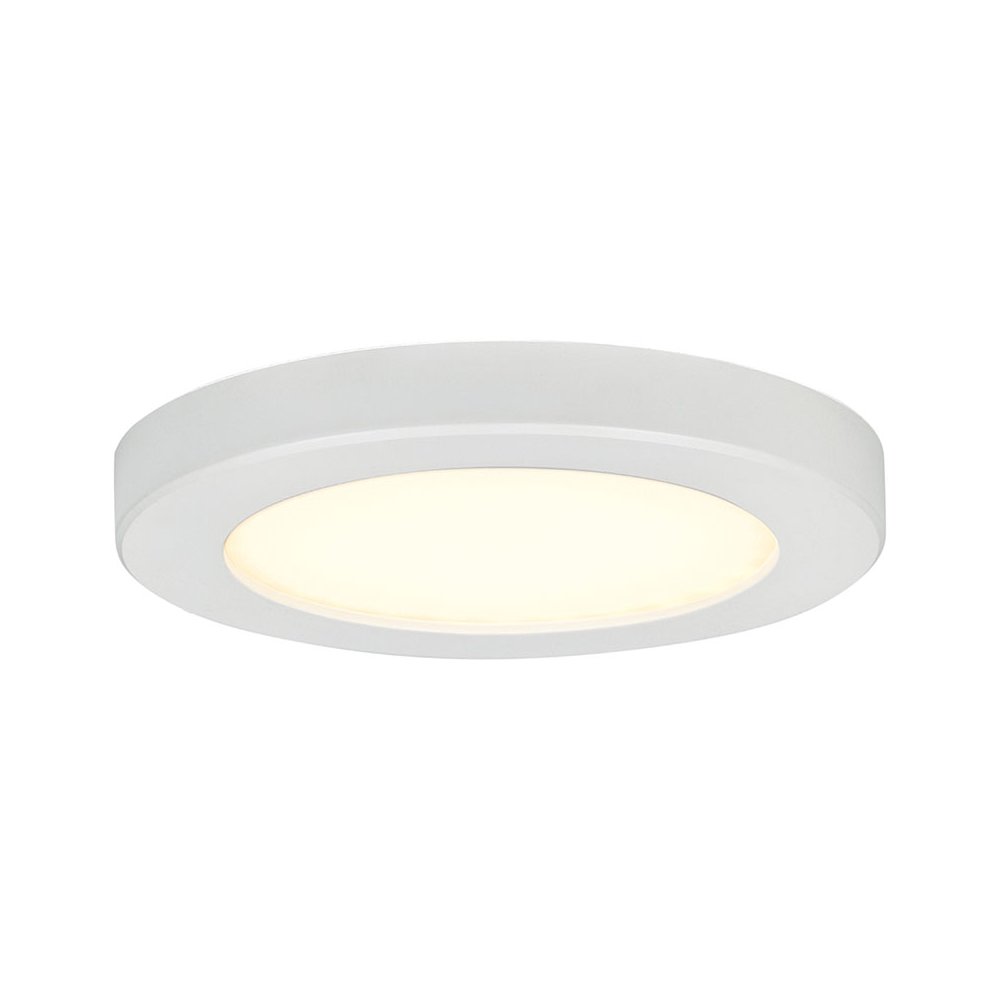 LED Flush Mount in White Color. Picture 1