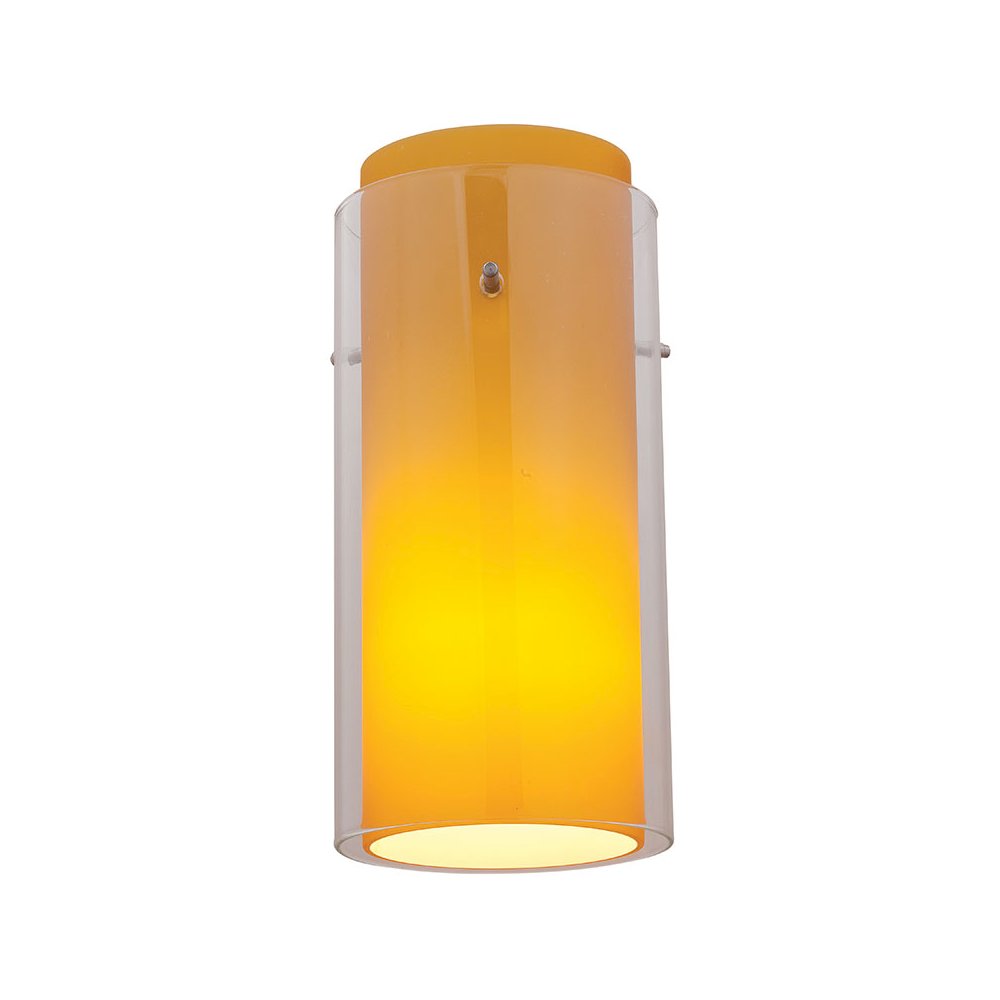 Cylinder Shade in Brushed Steel Color. Picture 1