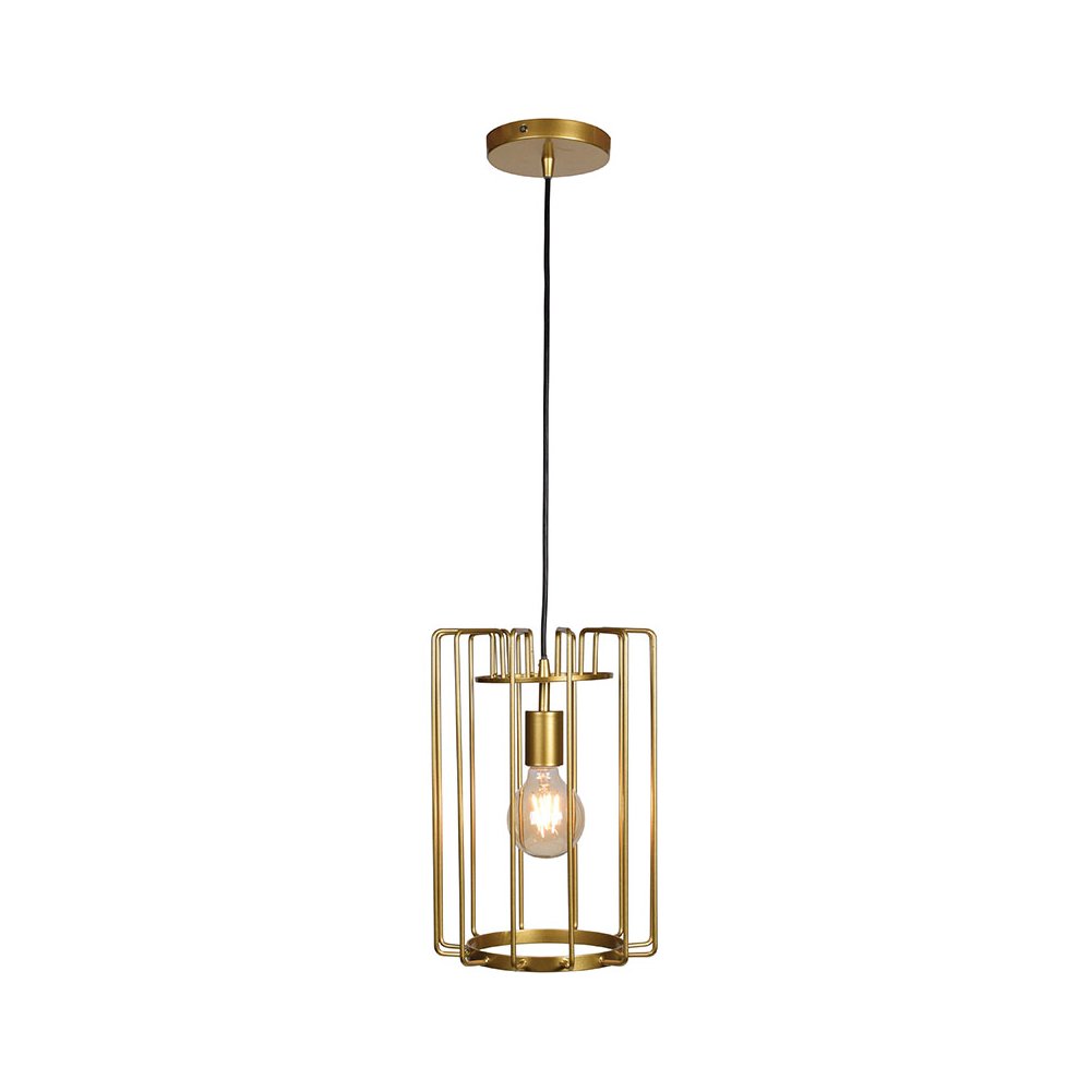LED Pendant in Gold Color. Picture 1