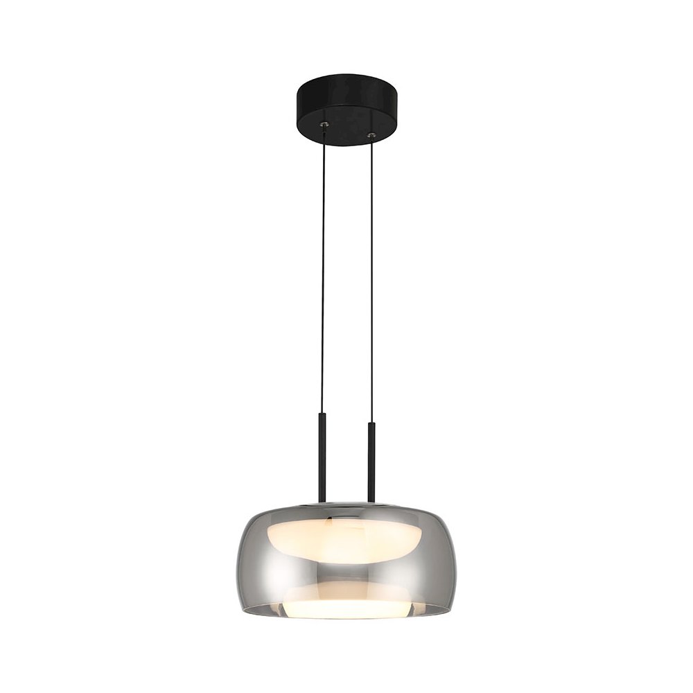 LED Pendant in Matte Black Color. Picture 1