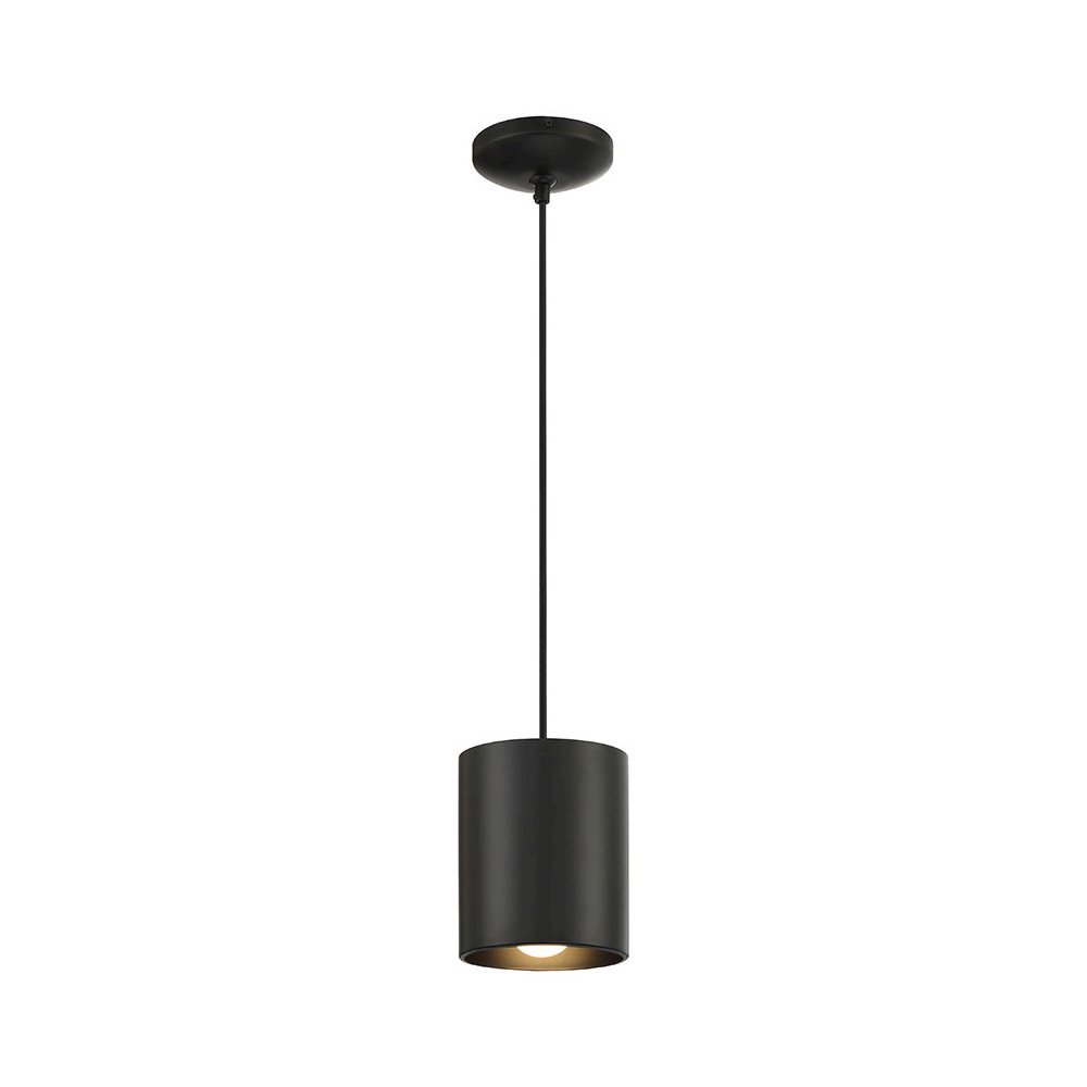 LED Pendant in Matte Black Color. Picture 1