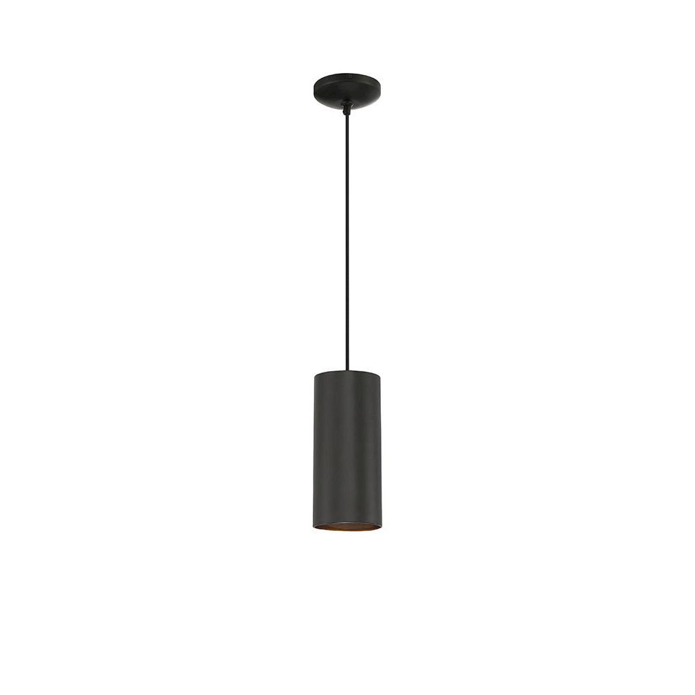 LED Pendant in Matte Black Color. Picture 1