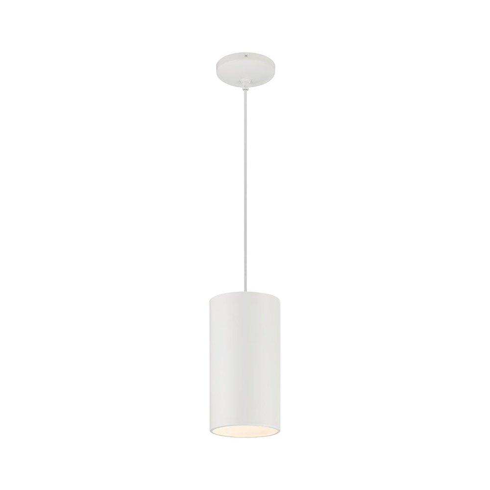 Pendant in Matte White Color. Picture 1