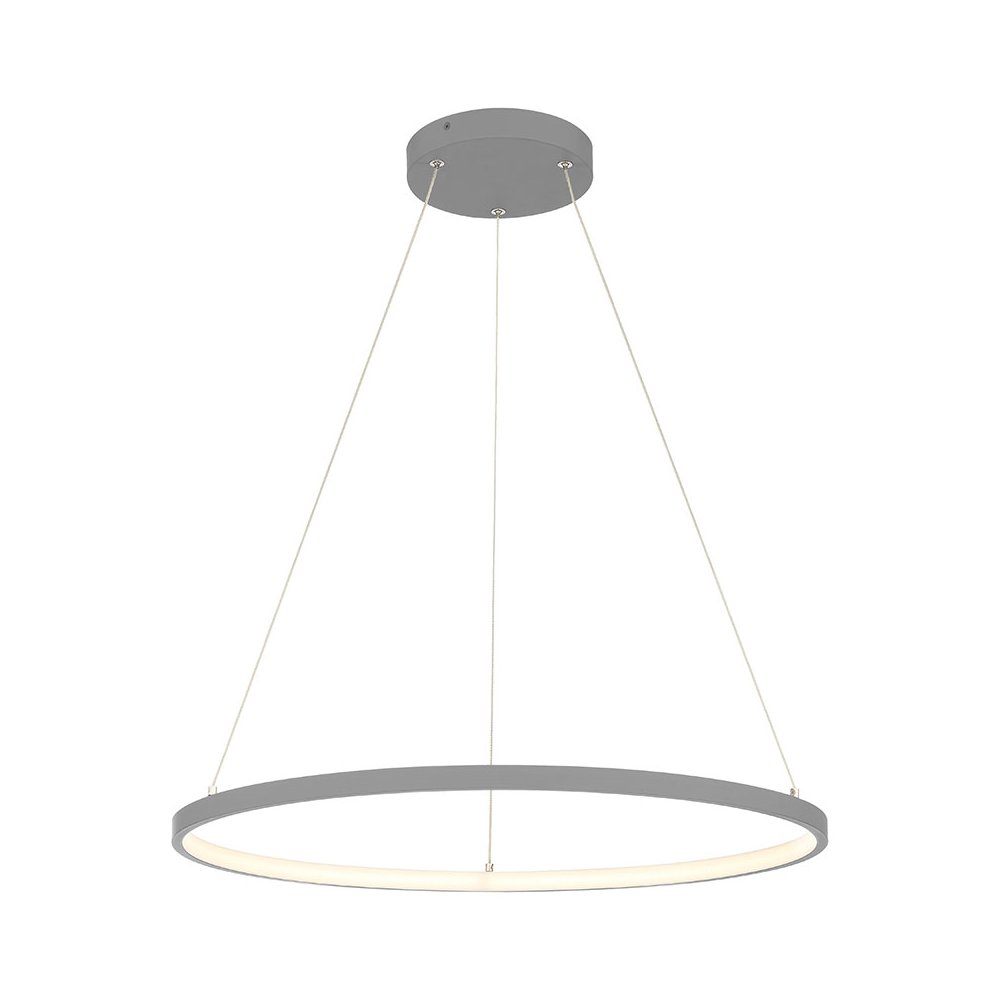 Dual Voltage LED Pendant in Gray Color. Picture 1