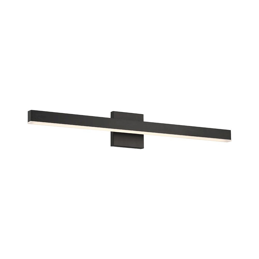 LED Vanity in Matte Black Color. Picture 1