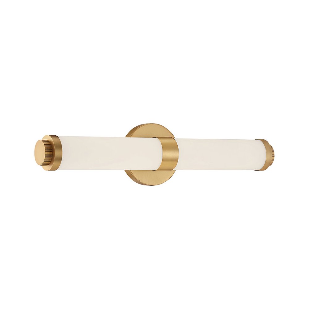 LED Vanity in Brushed Gold Color. Picture 1