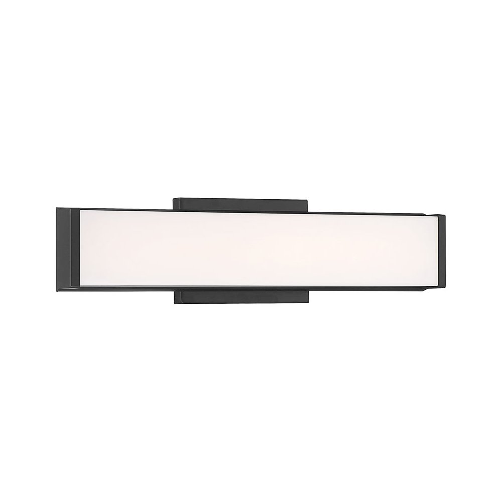 LED Vanity in Matte Black Color. Picture 1