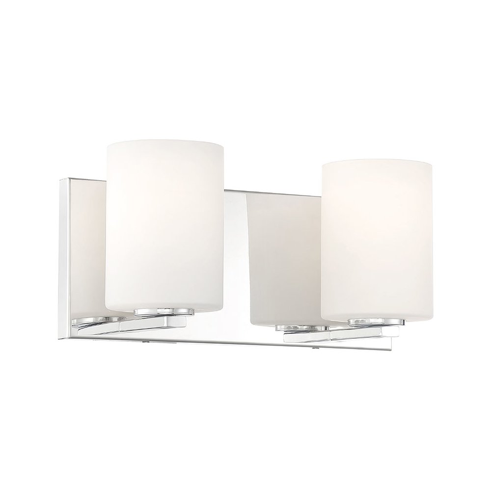 2 Light LED Vanity in Chrome Color. Picture 1
