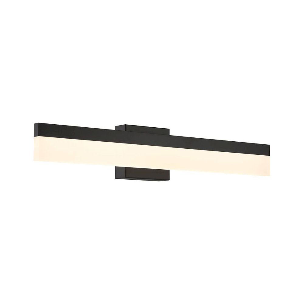 LED Vanity in Matte Black Color. Picture 1